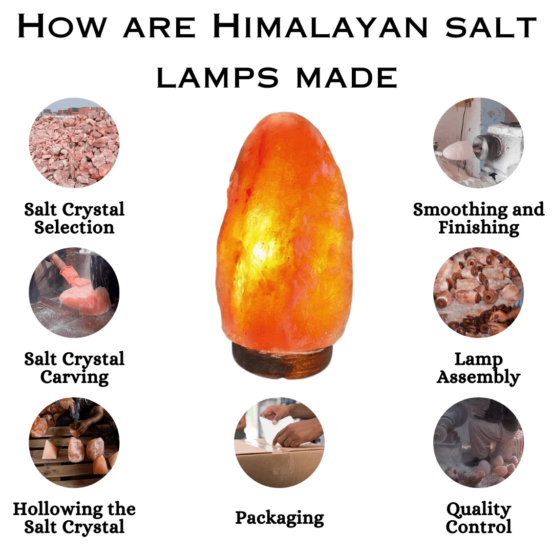 himalayan salt lamp (air purification) 2 kg