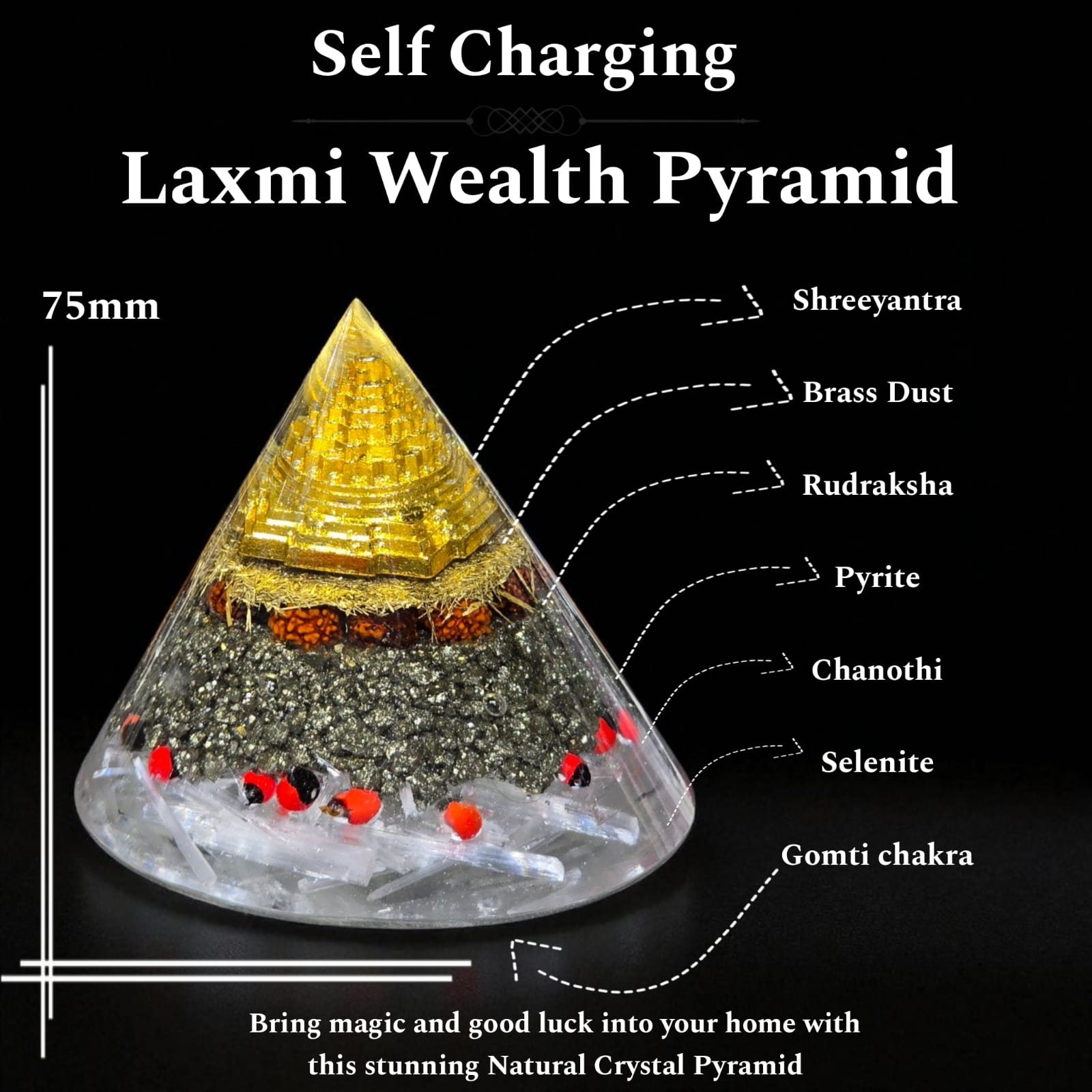 self charging laxmi wealth pyramid
