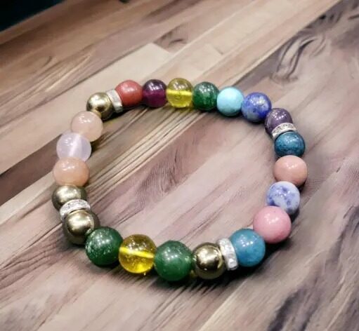 natural money magnet love 7 chakra & weight loss bracelet